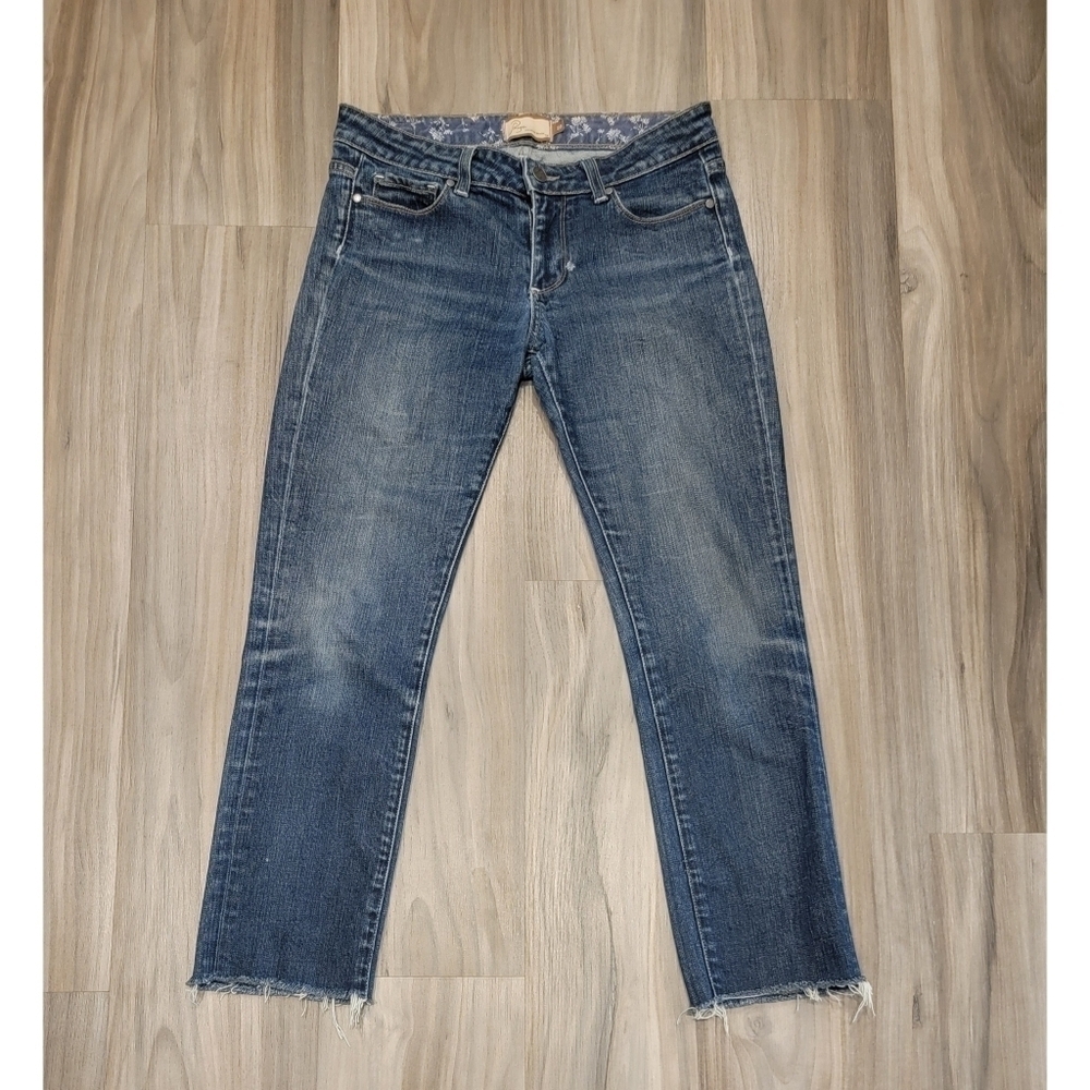 Women's Paige Skyline Raw Hem Jeans size 28